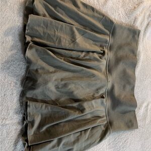 OQQ Women Mini Skirts 2 in 1 Flowy Basic Versatile Stretchy Flared Casual A-line